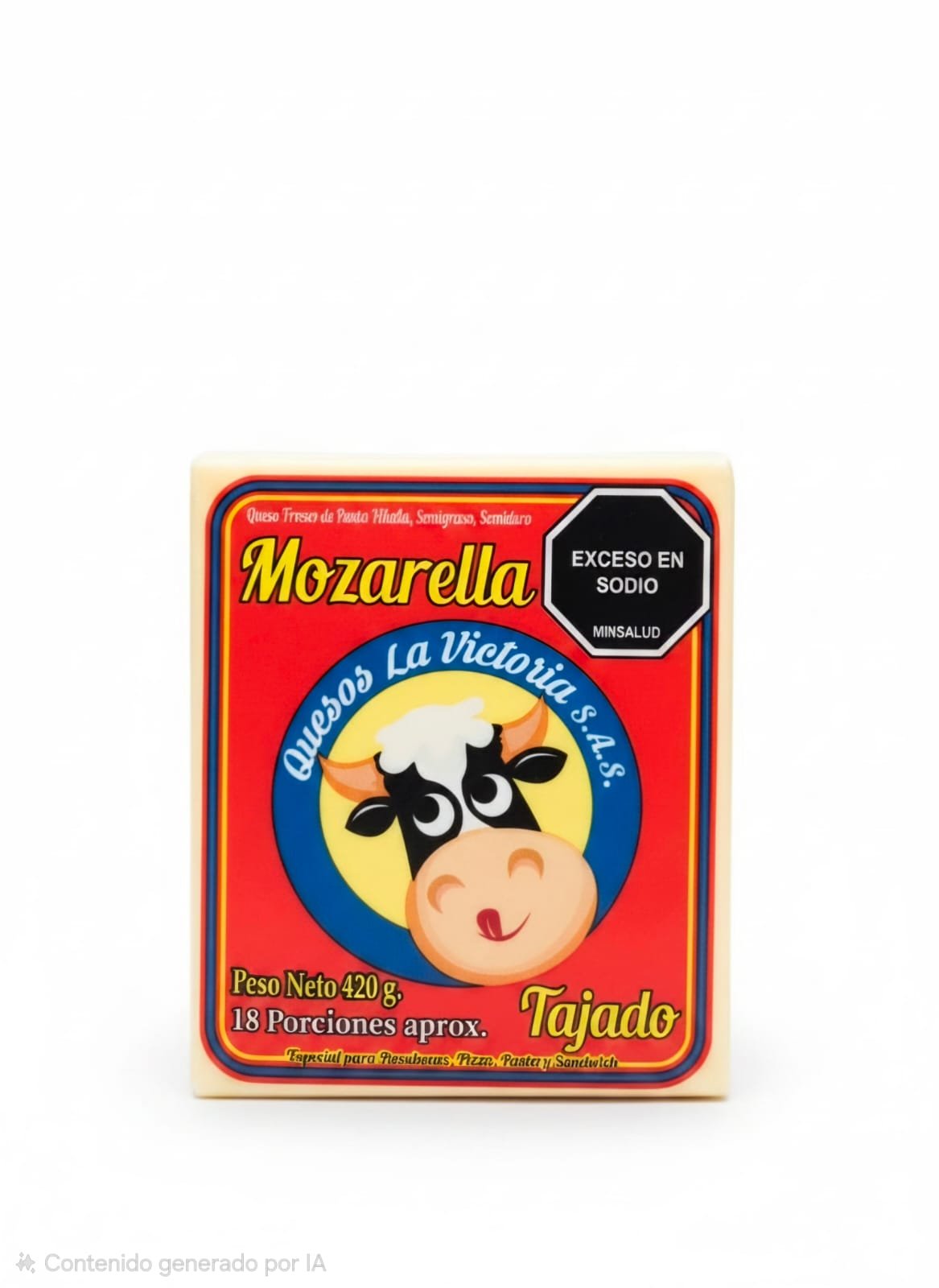 QUESO MOZARELLA TAJADO: imagen 1