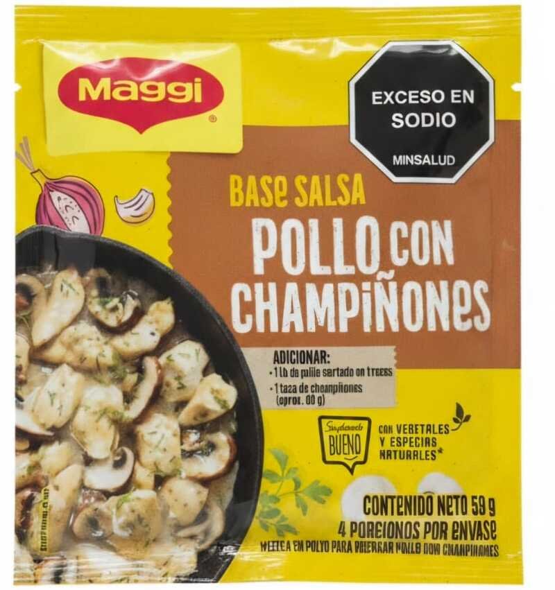 CREMA POLLO CON CHAMPIÑONES
